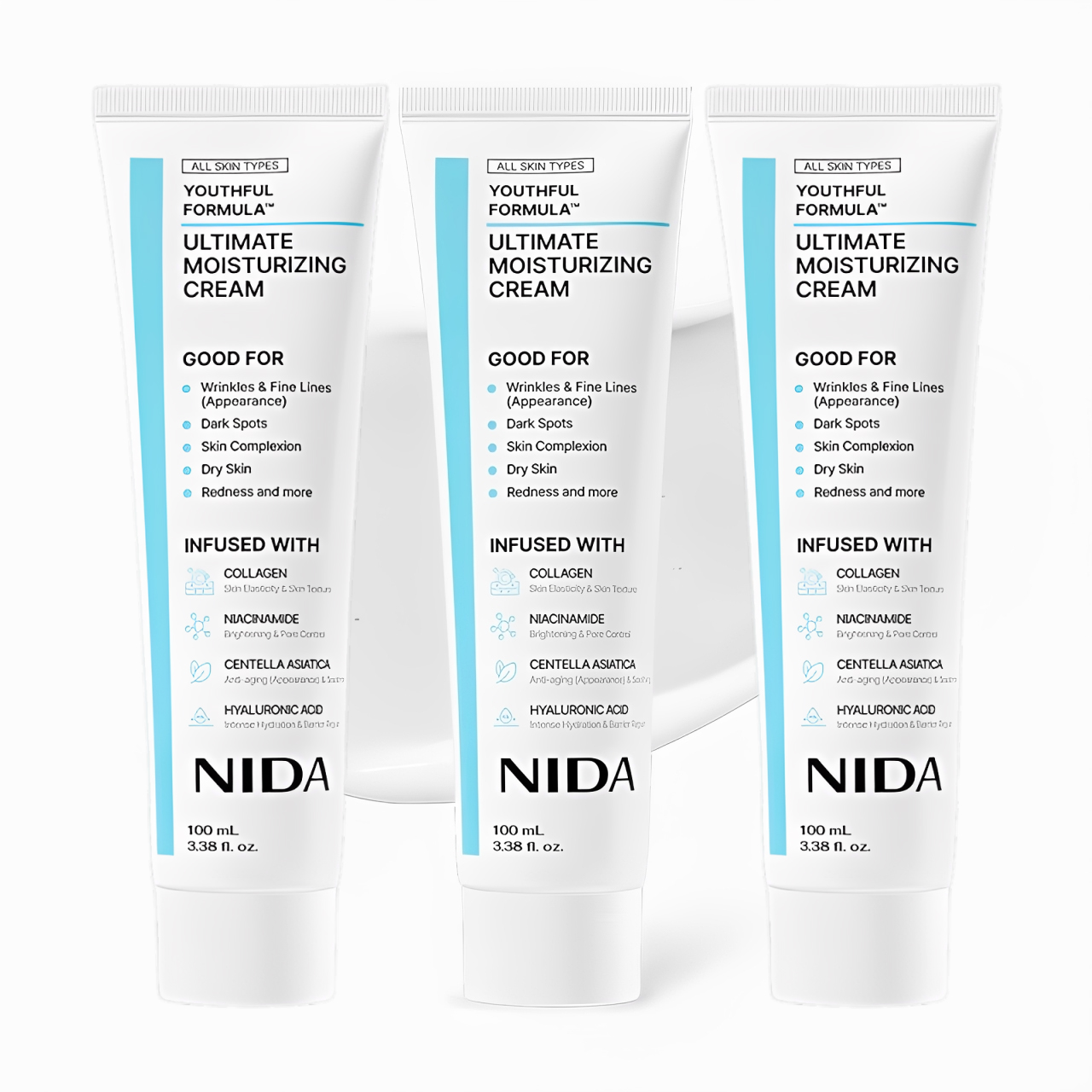 Luxury Skincare Korea - Crème hydratante pour le visage NIDA,