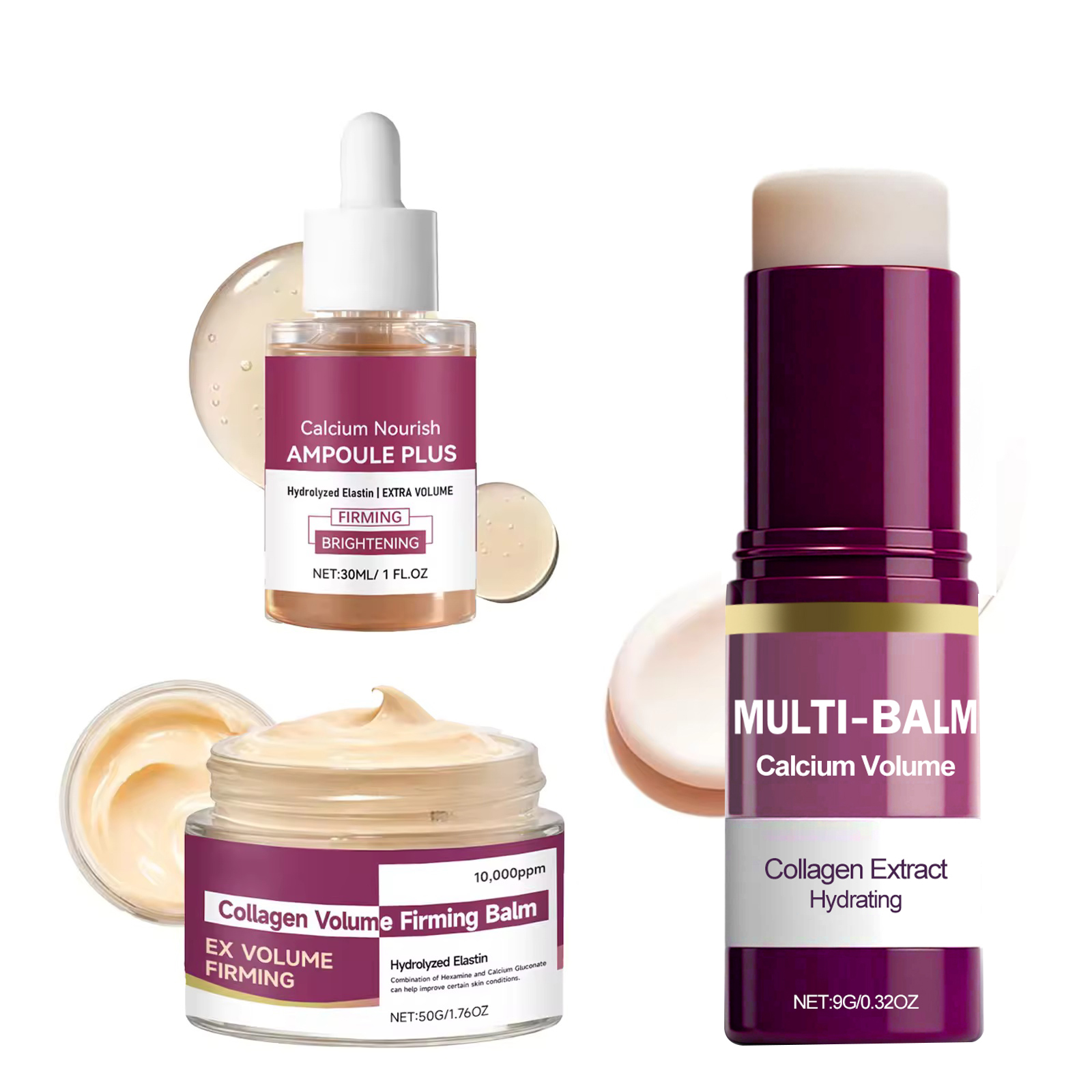 Luxury Skincare Korea - Ensemble Coréen Calcium Nourish Collagen –