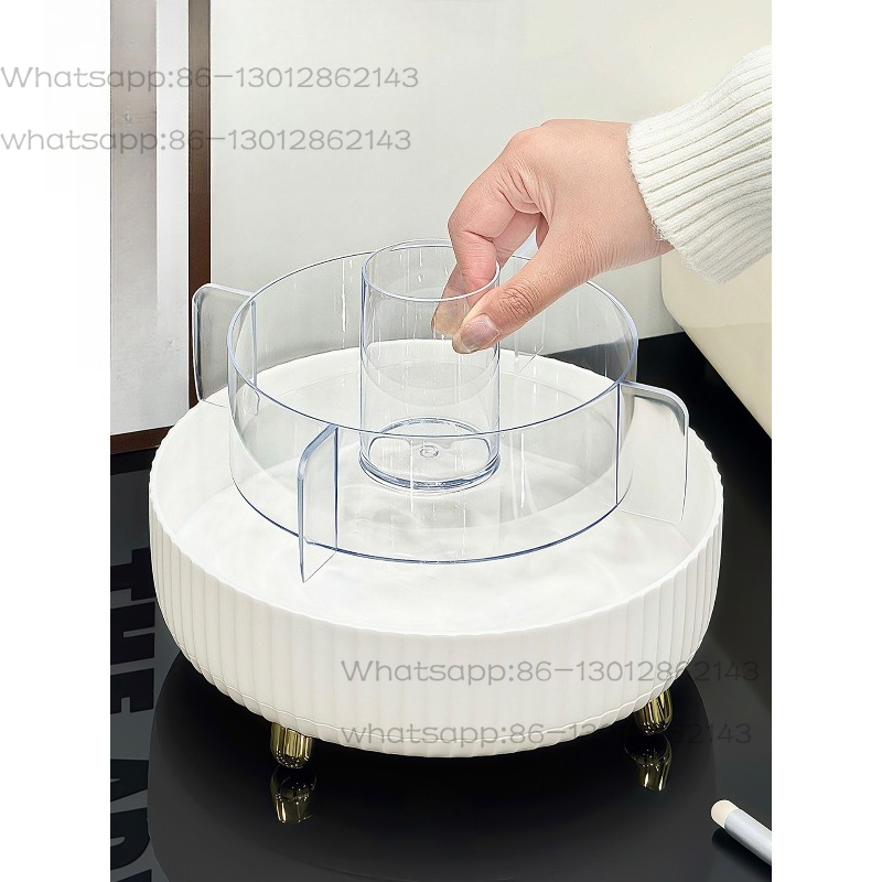 Luxury High End Skincare - Boîte de rangement rotative pour cosmétiques,