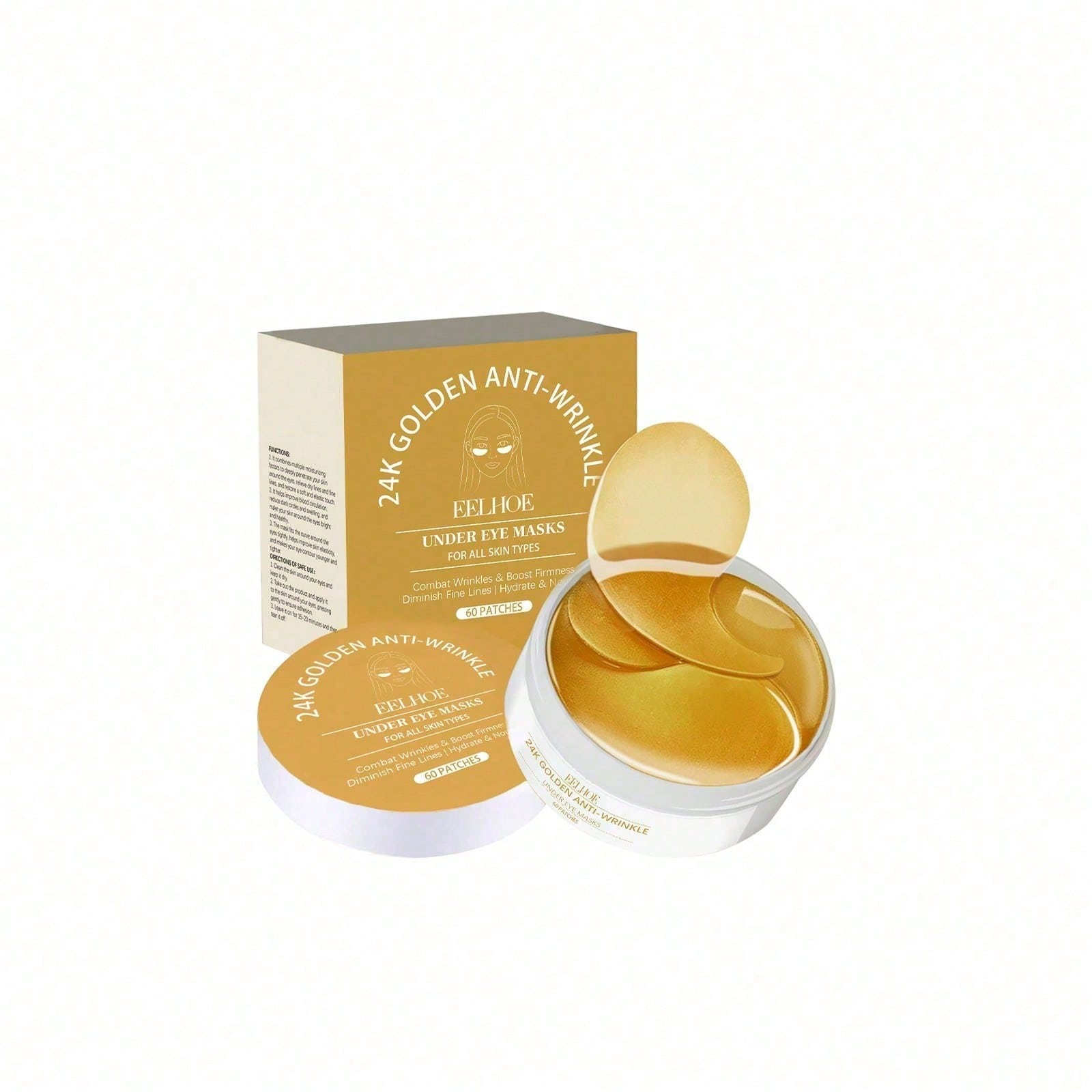 Luxury Skincare Moisturizer - Masque pour les yeux en or