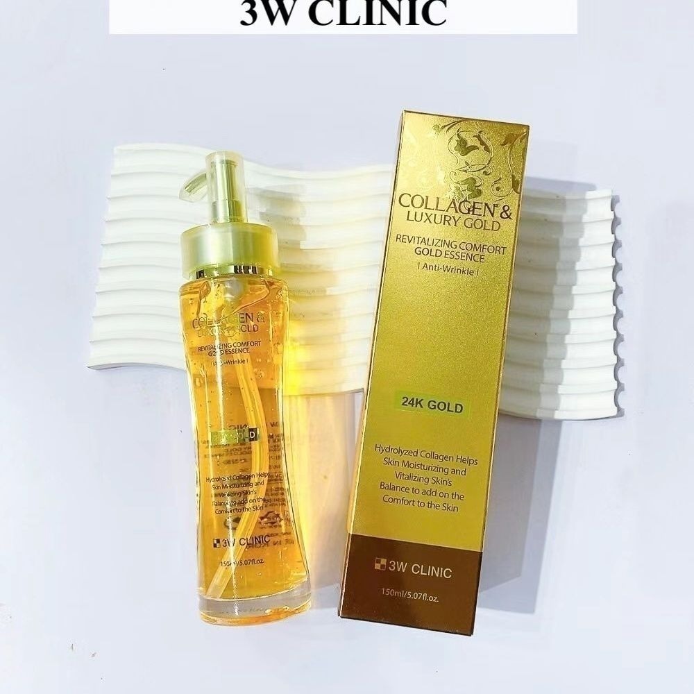 Luxury Skincare Serum - 3WCLINIC Collagène & Essence d'or 24K