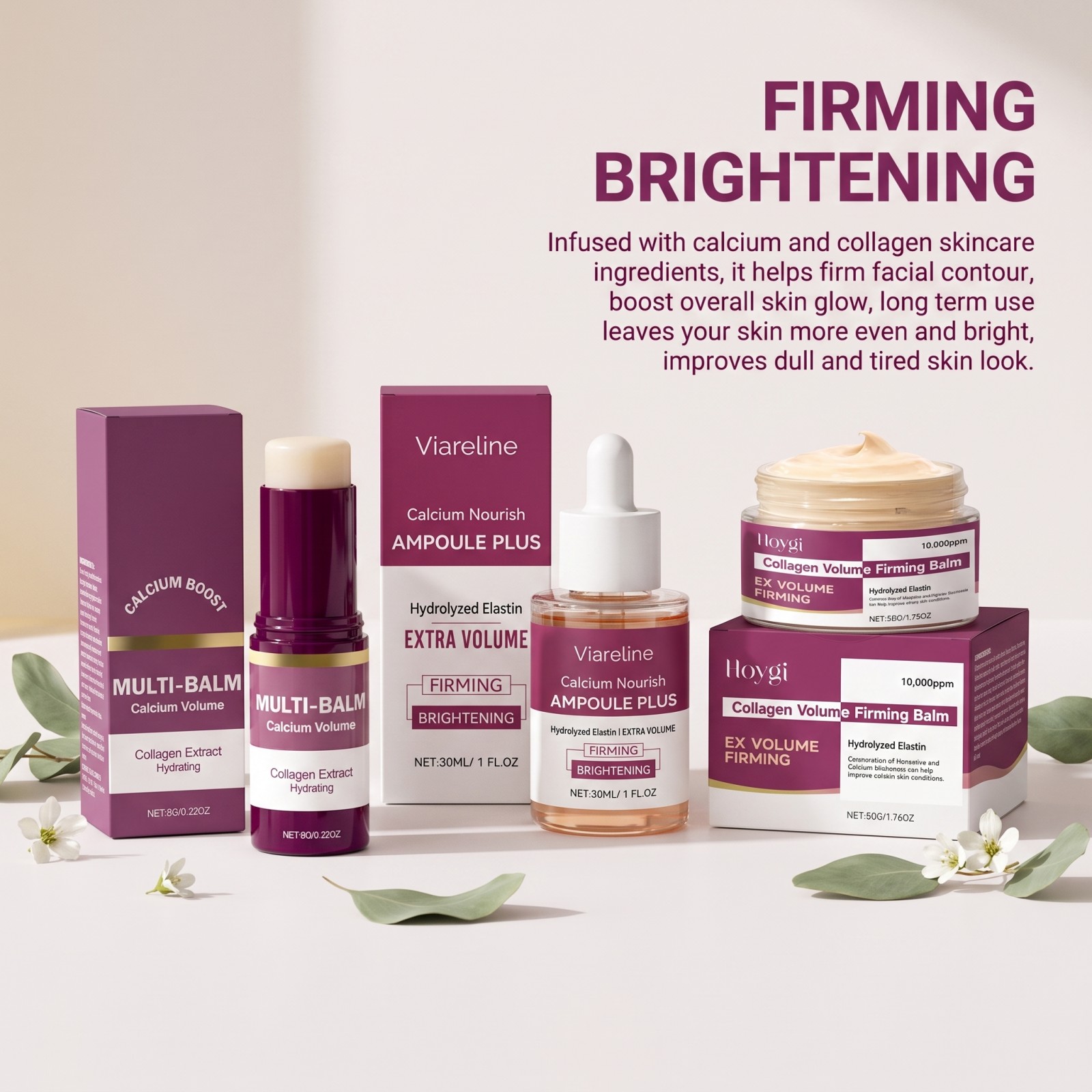 Ensemble Coréen Calcium Nouris - Luxury Skincare Korea avis et prix