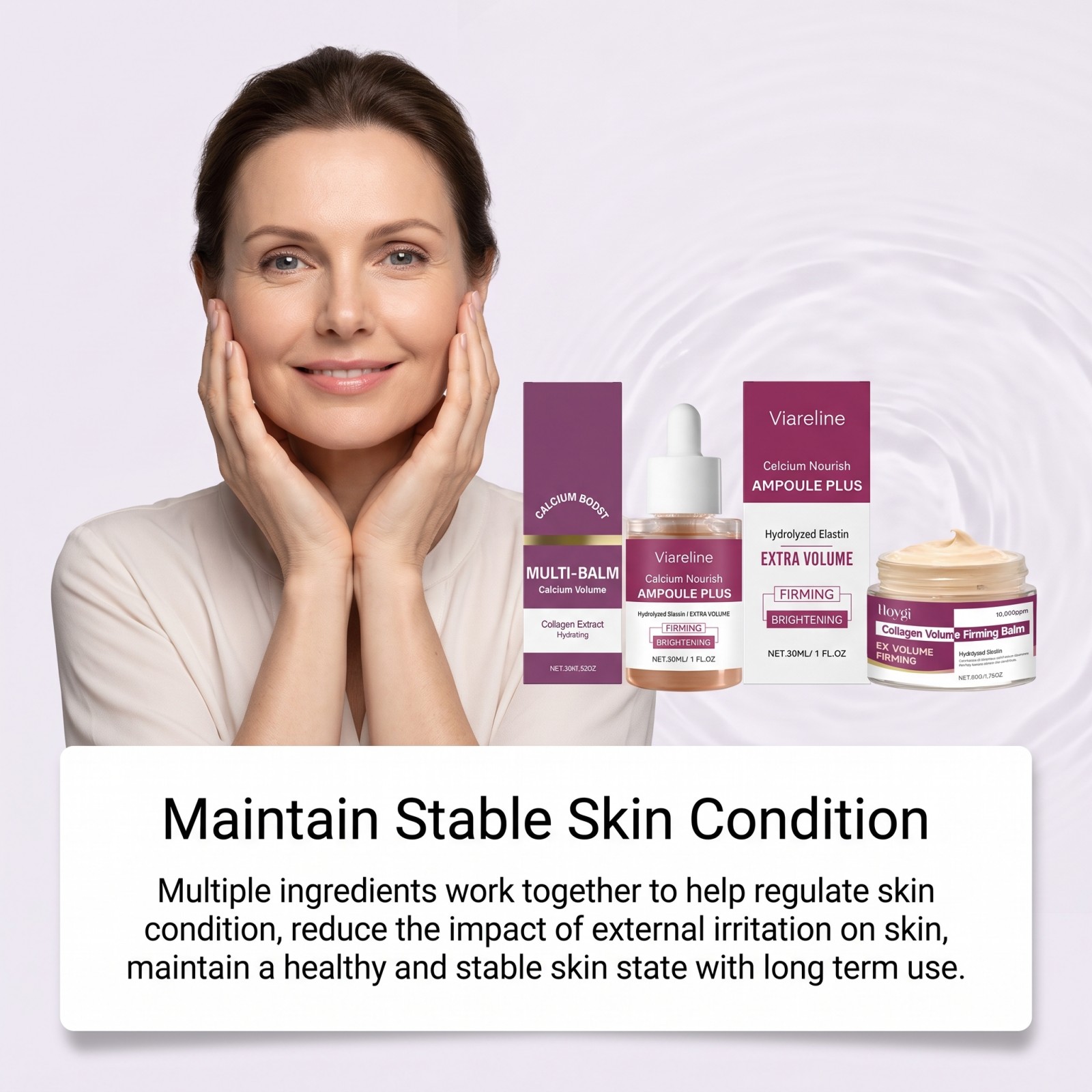Ensemble Coréen Calcium Nouris - Luxury Skincare Korea avis et prix