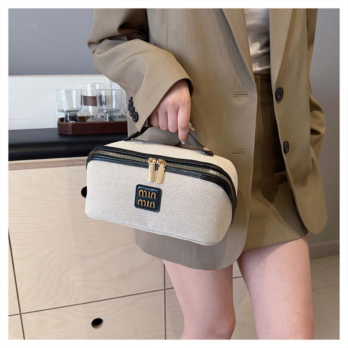 Sac de rangement en toile simp - Luxury Skincare & Spa Reviews avis et prix