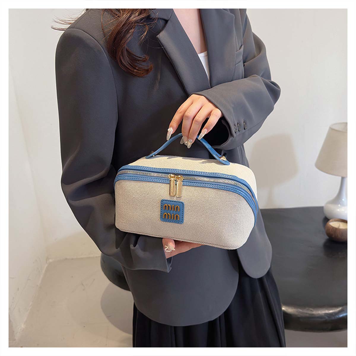 Sac de rangement en toile simp - Luxury Skincare & Spa Reviews avis et prix