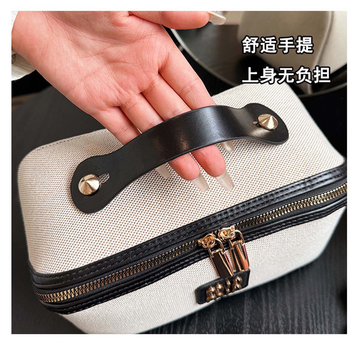 Sac de rangement en toile simp - Luxury Skincare & Spa Reviews avis et prix