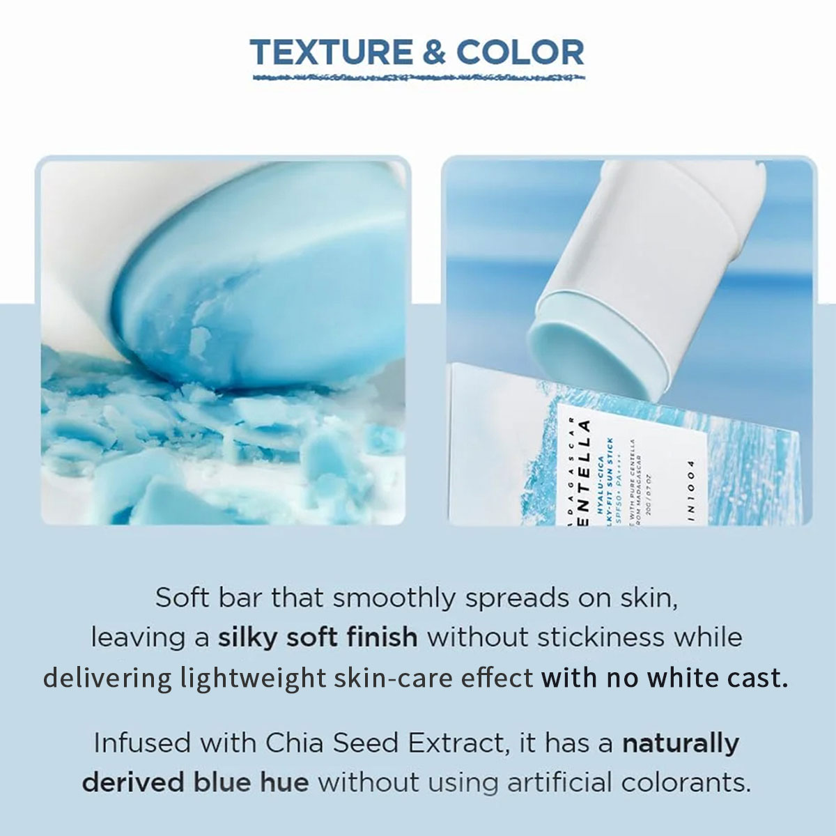 Stick solaire soyeux SKIN1004  - Luxury Skincare Korea avis et prix
